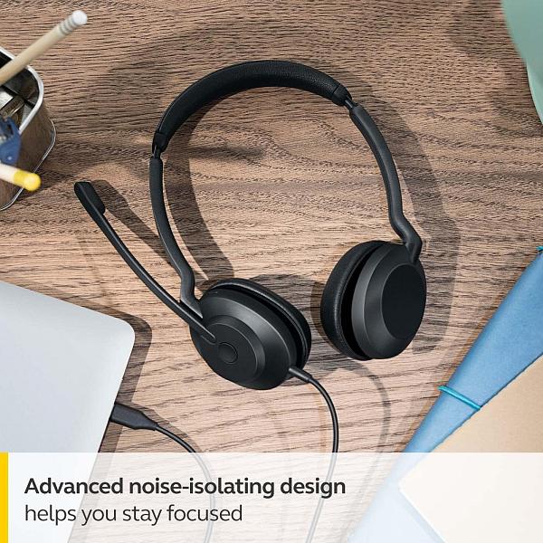 Jabra Connect 4h, USB-C - On-Ear Headset 8